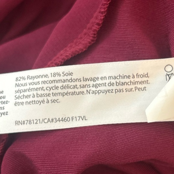 Eileen Fisher Rayon/Silk Velvet short sleeve top SP - Picture 5 of 9